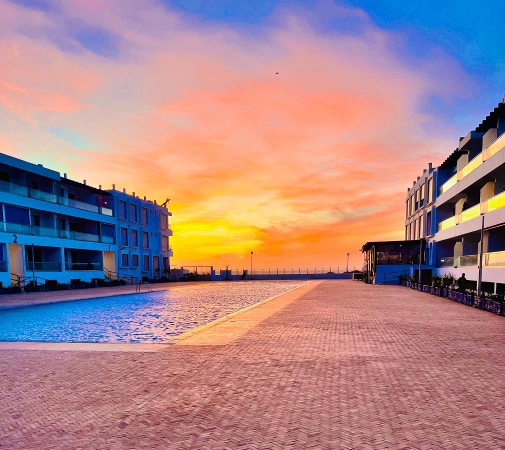 The Blue Pearl-Sensational Beach Apartment In Aourir Agadir Eksteriør bilde